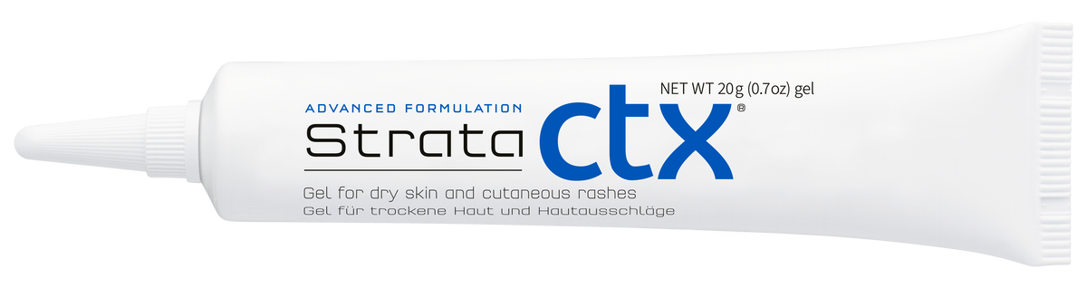 StrataCTX is a non-steroidal gel for the management of dry skin and cutaneous rashes.